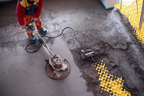 Estrichleger Arbeit